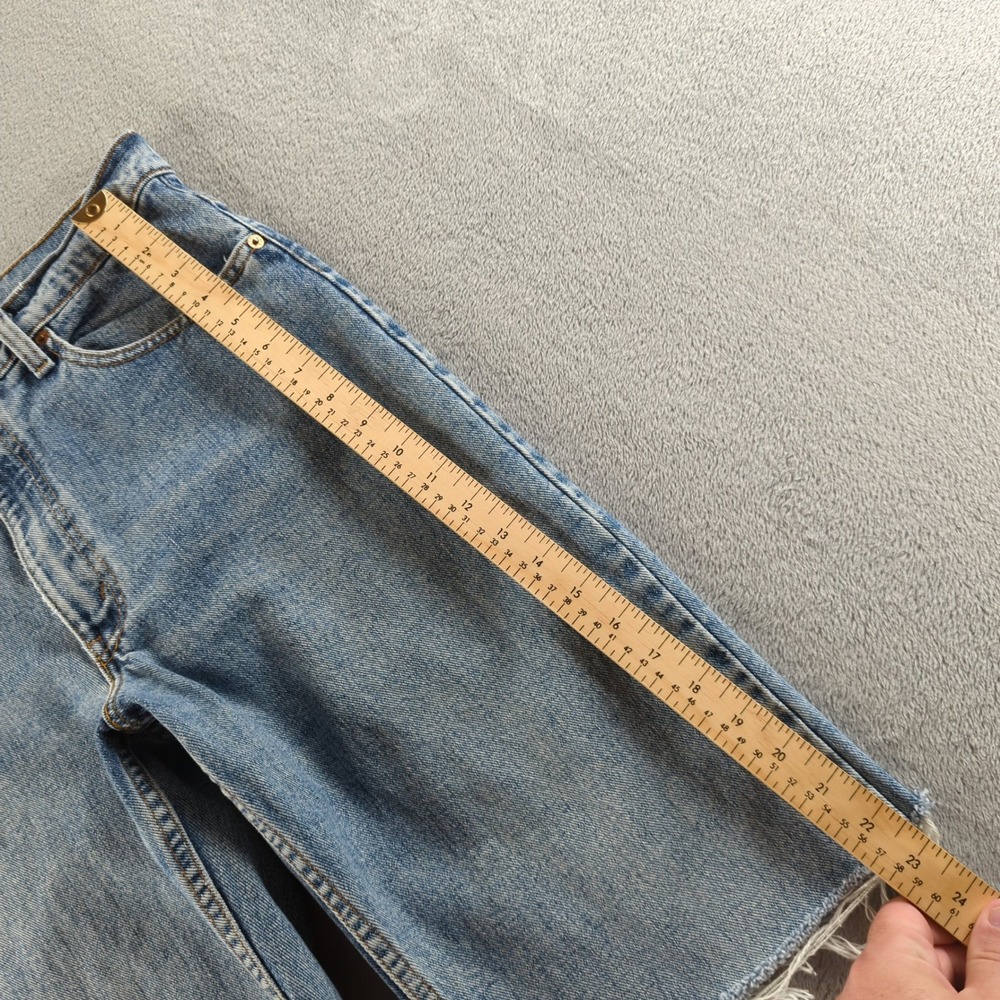 Vintage 90s Levis 550 Jorts Mens 33 (Fits 32) Blue Light Wash Faded Cut Off USA - Picture 13 of 14